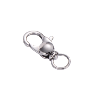 Stainless Steel Lobster Clasp Swivel Trigger Snap Hook Polished DIY Jewelry Making Keychain Bag Hardware Accessory