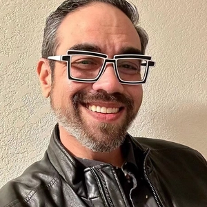 Chic TR90 square anti-blue light glasses with black and white two-tone frame design