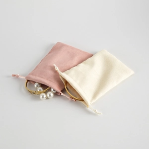 Weicher Samt Schmuckbeutel Kordelzug Taschen Set für Armreifen und Geschenkverpackung.