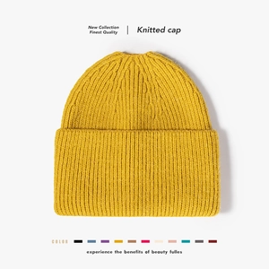 Bonnet Beanie Queue De Cheval Femmes Tricot Acrylique Fausse Fourrure De Lapin Chaud Épais Trou Hiver Extérieur