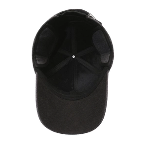 Casquette de baseball d'hiver avec cache-oreilles chauds et doublure épaisse pour homme