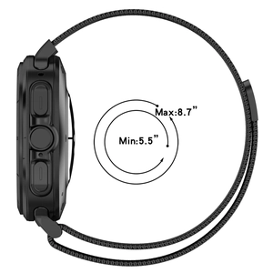 Correa milanesa magnética de acero inoxidable para Galaxy Watch Ultra con tamaño ajustable