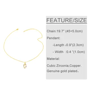 Detailed size guide for hip hop letter A necklace with colorful cubic zirconia stones