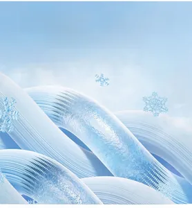 Gros plan sur le tissu en fibre de refroidissement bleu respirant et sa texture