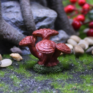 Ornements De Champignons Miniatures Modèle De Lingzhi En Résine Décor De Jardin De Fées Paysage Miniature Plantes Succulentes