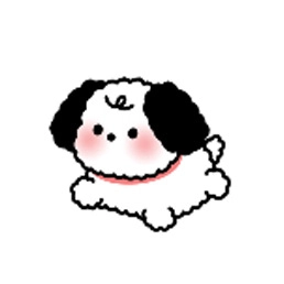 Cute black and white cartoon dog acrylic keychain for schoolbag accessories gift decoration