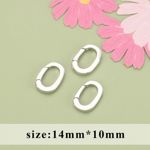 Three silver 18k rhodium plated heart star lobster clasps jewelry findings 14mmx10mm