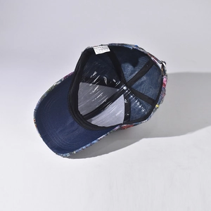 Unisex baseball cap with colorful Chinese style patterns and adjustable metal buckle