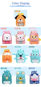 Lindas mochilas de animales 3D para niños pequeños y jardín de infancia varios estilos
