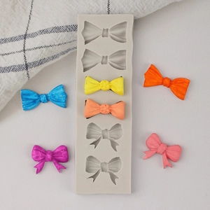 Bow Knot Silicone Mold Fondant Cake Decorating Tool Chocolate Baking Clay DIY Craft Flexible Durable