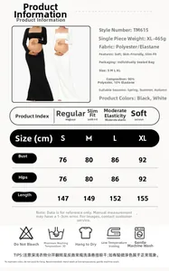 Detailed size guide for maternity photo shoot gown including bust and hip measurements