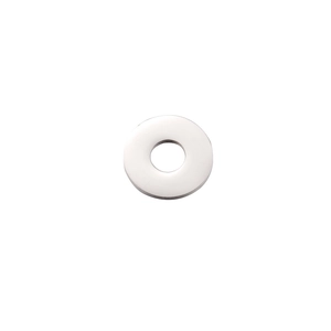 Mirror polished stainless steel round hollow pendant charm with center hole for DIY jewelry