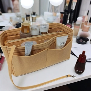 Organisateur De Sac En Feutre Insert Multi-Poches Doublure Pour Sac À Main Cosmétique Voyage Rangement Maquillage