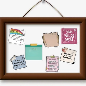 50Pcs positive affirmation stickers with inspirational quotes for laptop and scrapbooking