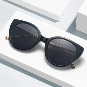 Oversized Cat Eye Sunglasses For Women PC Frame Metal Temples UV400 Protection Outdoor Fashion Eyewear