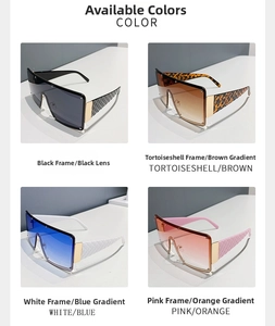 Detail of square sunglasses with quilted textured temples and gold metal hinges in 4 colors