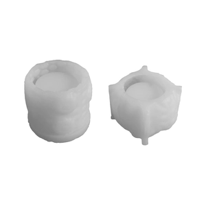 Sunflower and honeycomb textured silicone molds for DIY candles and resin storage boxes