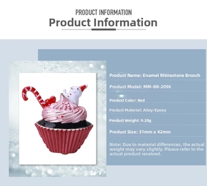 Detailed specs of enamel snowman ice cream brooch with dimensions and weight info