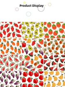 Detailed grid view of colorful alloy fruit charms for DIY jewelry and necklaces