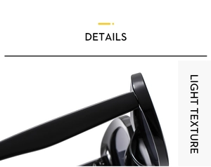 Close-up of sleek black sunglasses hinge showing high-gloss texture and durable build