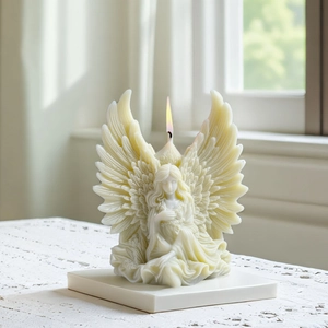 Angel Wings Silicone Mold Angel Candle Making Tool For DIY Aromatherapy Plaster Soap Crafting Flexible Clear Texture
