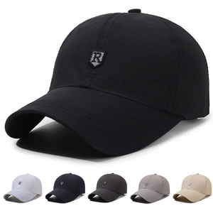 Baseball Cap Quick Dry Polyester Breathable Adjustable Sun Protection Sport Hat With Shield R Embroidery Unisex