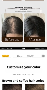 Detailed comparison of hairline shadow powder effect for natural forehead contouring