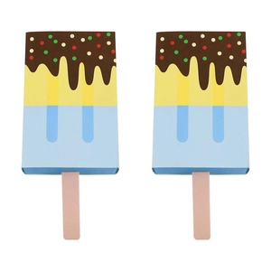 European style creative ice cream shaped paper candy boxes with colorful sprinkle designs