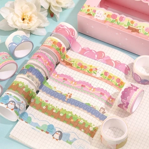 20-roll cute animal unicorn washi tape set for DIY journal and planner decoration