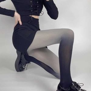 Women Gradient Pantyhose Velvet Elastic Tights Sexy Slimming Long Leg Stockings Fashionable Nylon Hosiery Breathable