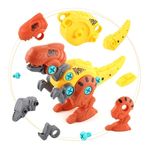 DIY take-apart dinosaur building toy set with assembly parts for kids learning