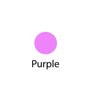Close-up detail of the purple color swatch for the cat ear safety keychain accessory