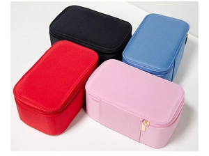 Wasserdichte Make-up-Organizer aus Oxford-Stoff in Rot Schwarz Blau und Pink