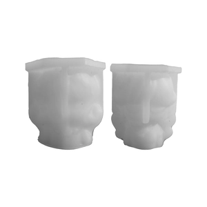 Girl garland silicone mold set for DIY candle plaster and flower pot making