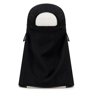 Cappello parasole da esterno con protezione per collo e viso in tessuto a rete