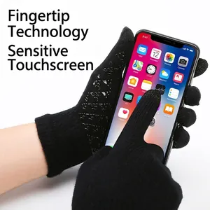 Three-piece winter tactical fleece set with touch-screen gloves and neck warmer