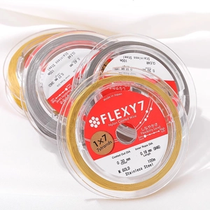 Flexy7 Japanese 7-strand nylon coated stainless steel wire for DIY jewelry making