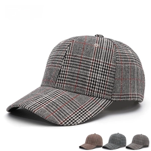 Klassische Karo-Sonnenschutz-Baseballkappe für Damen und Herren in mehreren Farben