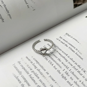 Vintage 925 sterling silver heart ring with beaded band and open adjustable design