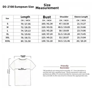 Detailed size chart for men's quick-dry polo shirt with length and chest measurements