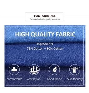 Detaillierte Makroansicht der hochwertigen blauen Denim-Baumwolltextur mit Atmungsaktivität
