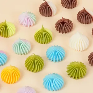 Miniature Simulation Ice Cream Pagoda Candy DIY Dollhouse Accessories Resin Fake Cream Food Model Decorative Craft Props