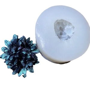 Sonnenblume Gänseblümchen Silikonform für DIY Harz Handwerk mit floralen Texturen