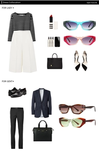 Abbinamento alla moda con occhiali da sole cat-eye e abbigliamento business moderno
