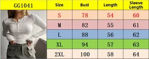 Size guide for women's rib-knit slim top with bust and length in cm for sizes S to 2XL