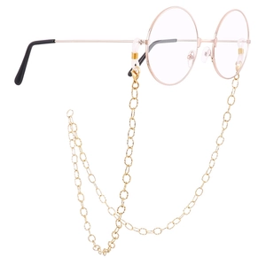 Stainless Steel Glasses Chain Round Link Anti-Slip Eyewear Strap Lanyard For Women Men Fashion Decorative
