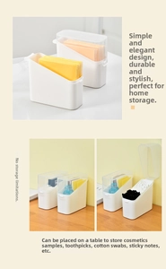 Macro view of a white plastic cheese storage box with clear lid for fridge organization