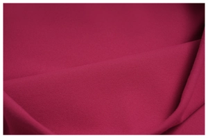 Macro detail of dark magenta knitted fabric texture for high waist yoga shorts