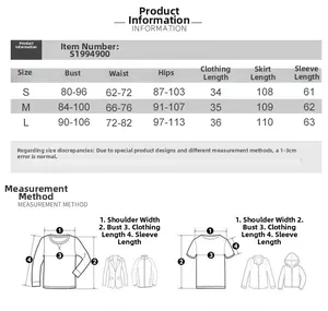 Size chart showing bust, waist, hips, and length for women's lace patchwork long dress