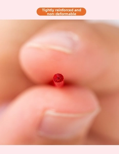 Close-up of dense red fiber structure showing the reinforced non-deforming craft core